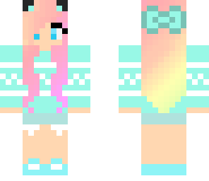 cute colourful girl  