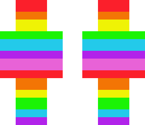 rainbow skin
