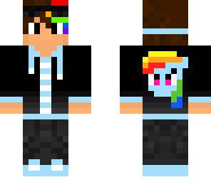 rainbow dash boy 1 rainbow on hair simondo