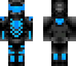 cyan robot