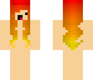 fire hair skin base derp