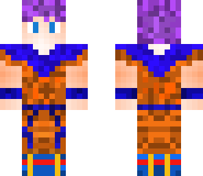 purple haired goku