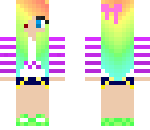 rainbow girl