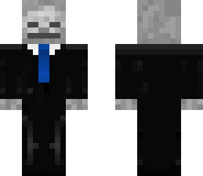 skeleton in a suit