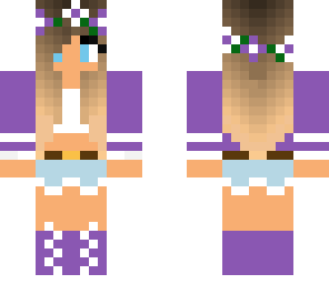 purple and white summer oufit