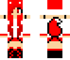 red cat girl