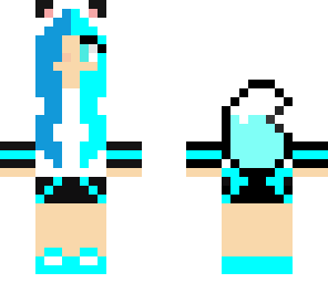 color wolf girl 