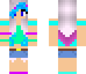 pink and blue and green fun