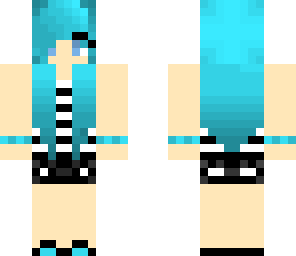 blue hair