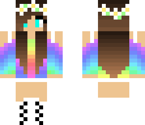 rainbow woman