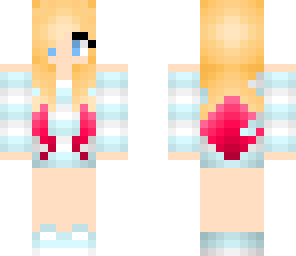 dyed blonde girl
