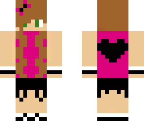 punk-ish black and pink girl