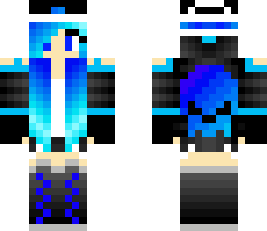 blue hair