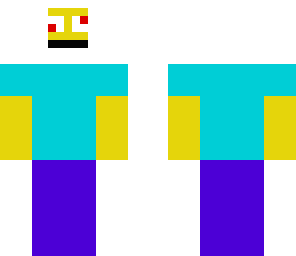 fixed yello derp with steve cloth and space helmet