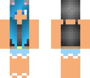 blue summer girl