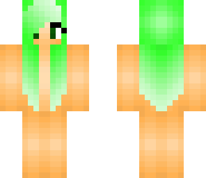 girl green hair base