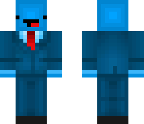 blue derp in suit  hd