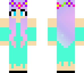 purple hair girl