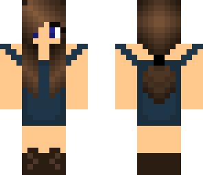 girl with ponytail and overalls