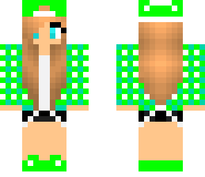 cute green girl take 2