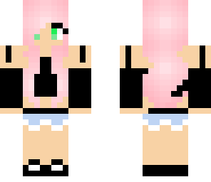 really cute pink hair girl