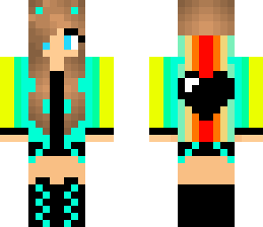 girl heart skin
