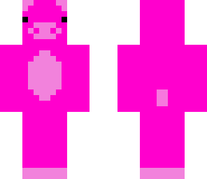 hot pink pig