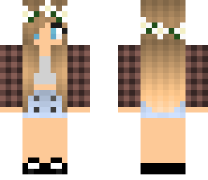 flannel cute girl 