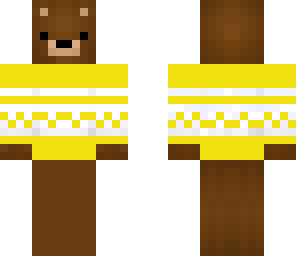 bear yellow sweater