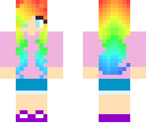 rainbow girl
