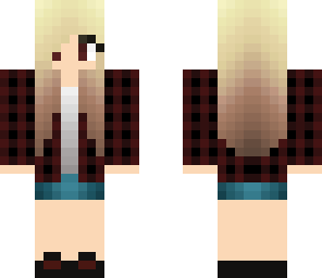 red flannel girl