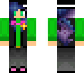 galaxy hair magician green