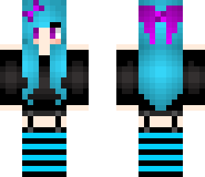 cute blue girl