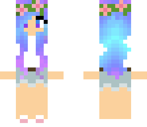 purple and blue hair