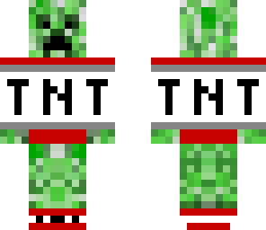 creeper in a tnt sweater