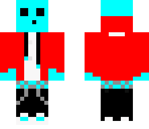 blue and red slime guy