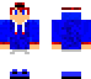 blue jacket