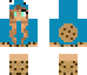 blue cookie monster girl