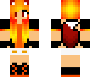fire wolf girl