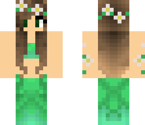 green mermaid