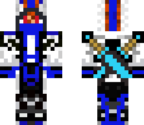 evil blue assassin