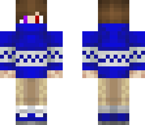 cool blue skin