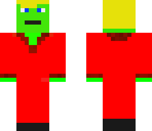 green man in a suit 2