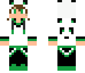 cool better green panda boy