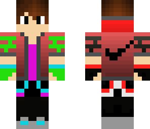 mixed color nike guy