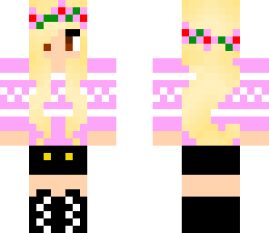 pink sweater girl