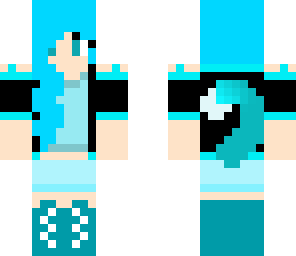 blue kitty girl