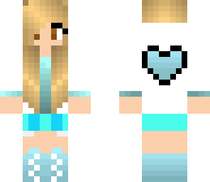 blue girl teen