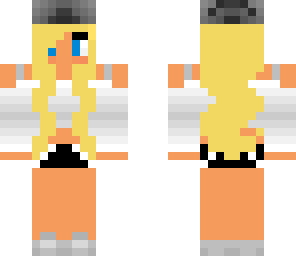 blonde skater girl