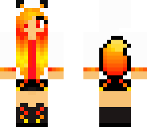 fire wolf girl